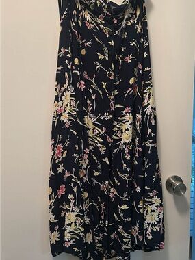 vtg rampage longline button down maxi skirt